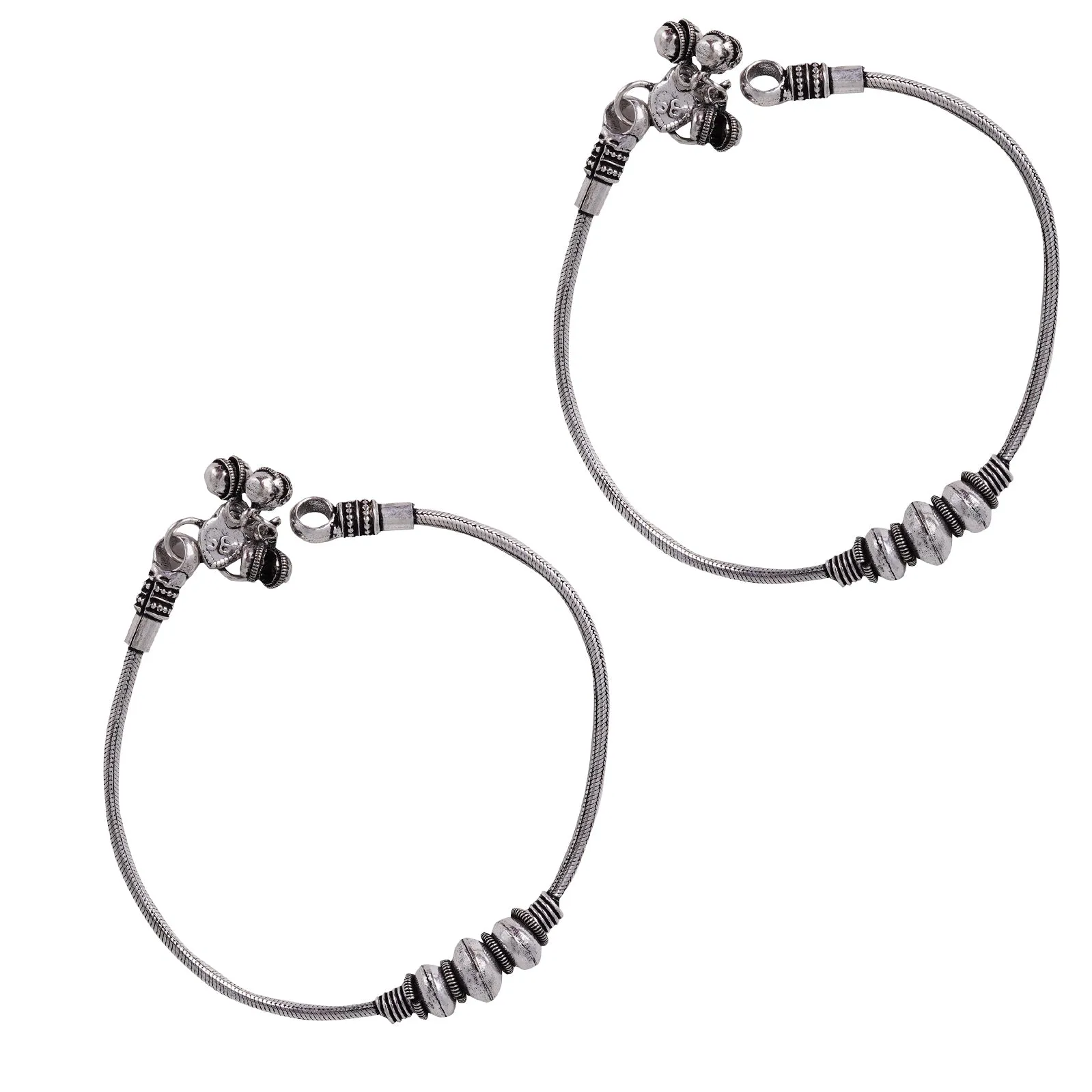 Teejh Aruni Set of Anklet and 3 Toe Rings