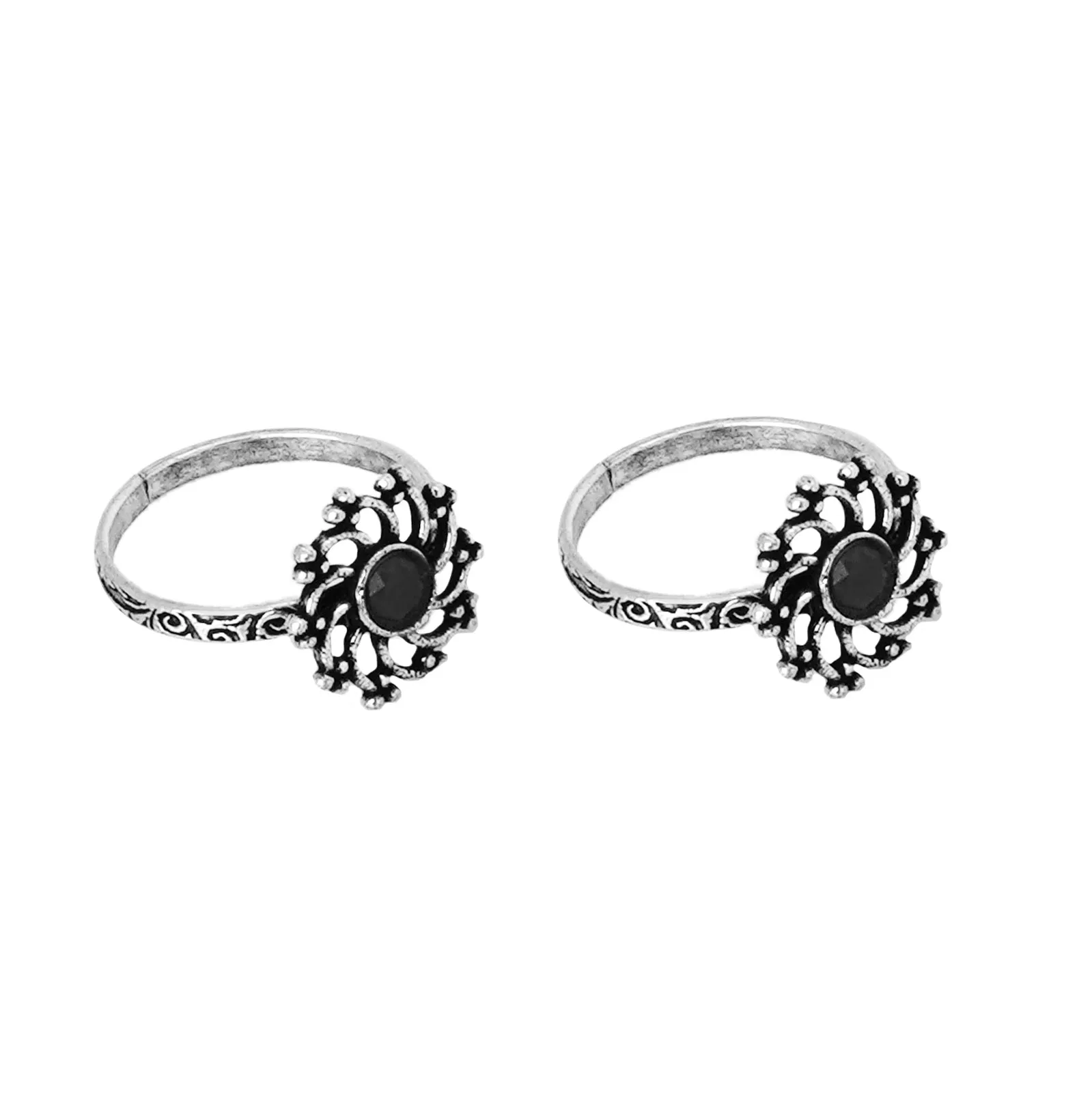Teejh Aruni Set of Anklet and 3 Toe Rings