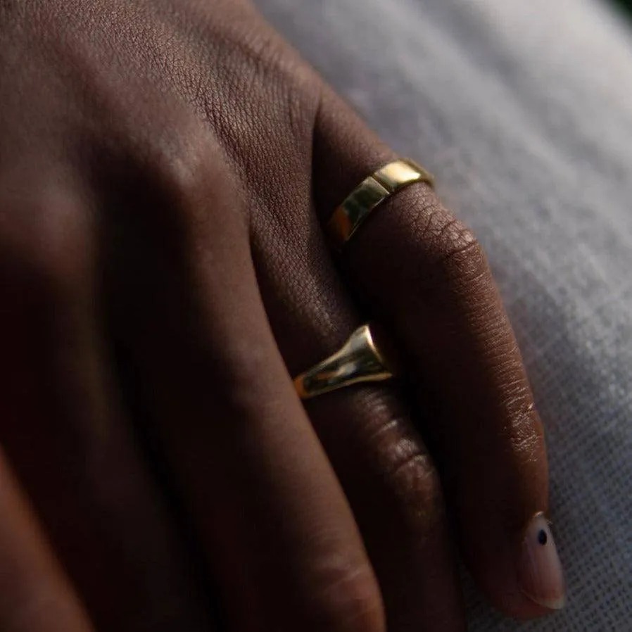 THE IMANI RING - 18k gold vermeil