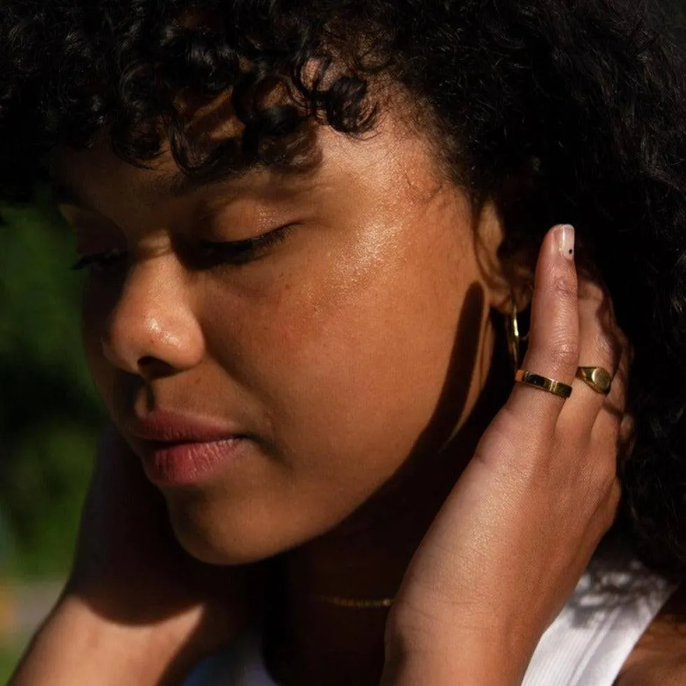THE IMANI RING - 18k gold vermeil