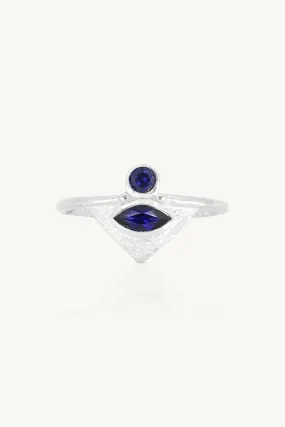 The Nile Sapphire Silver Ring