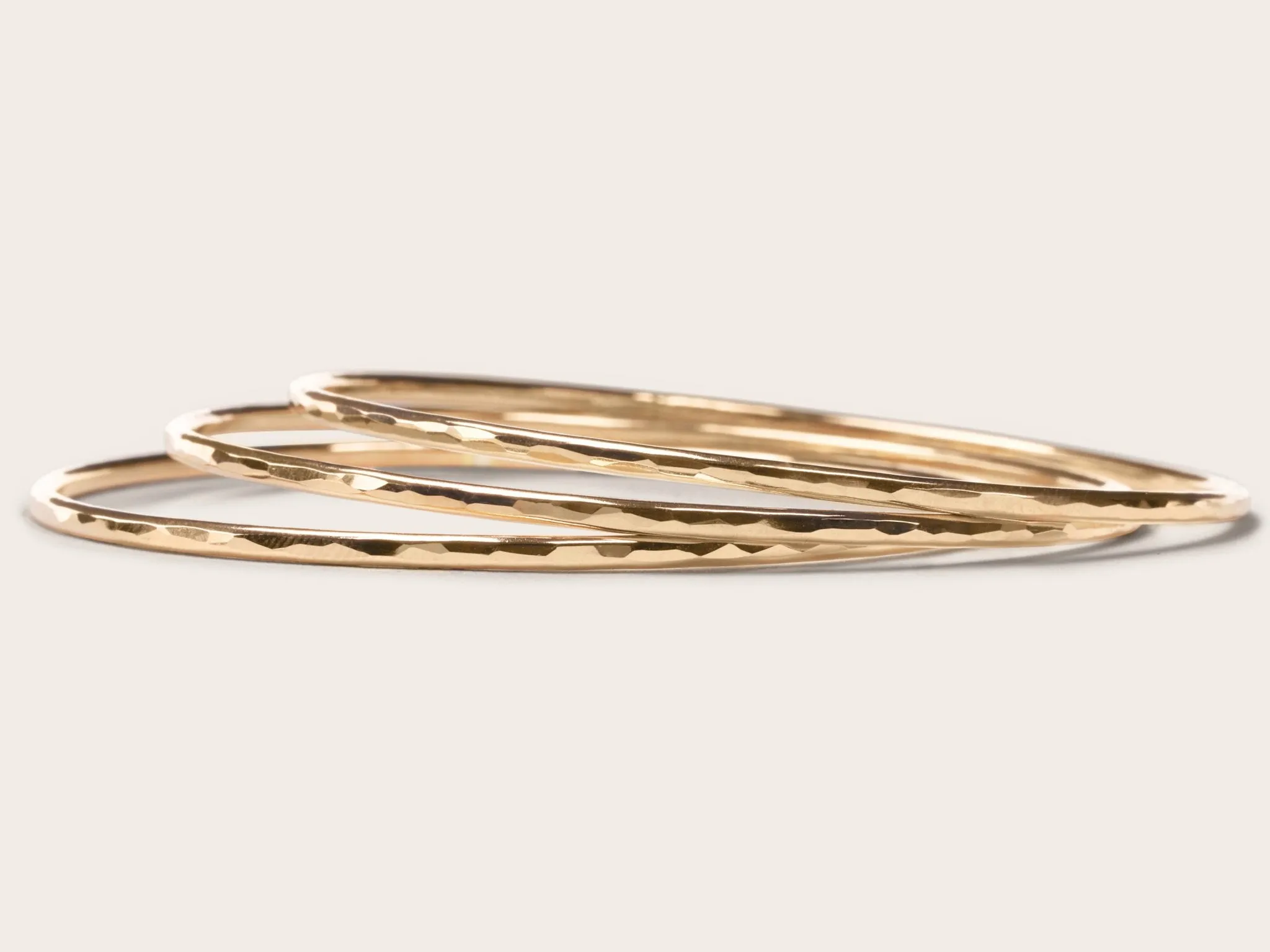 Thick Gold Bangles