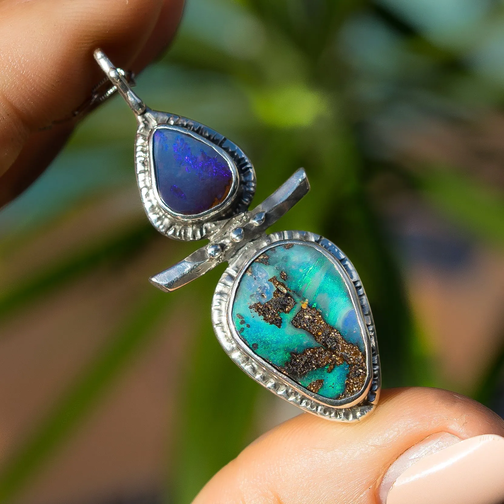 TOTEM Boulder Opal Pendant