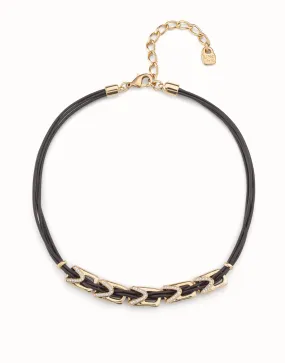 UNOde50 Gold Daring Topaz Necklace