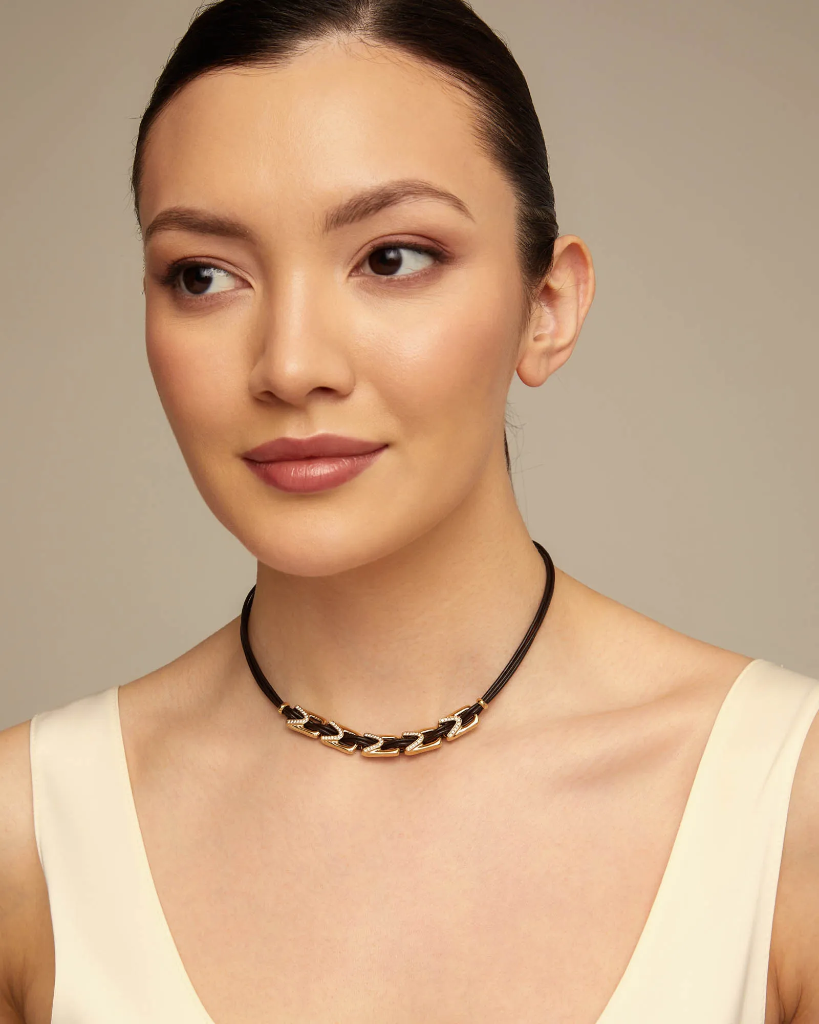 UNOde50 Gold Daring Topaz Necklace