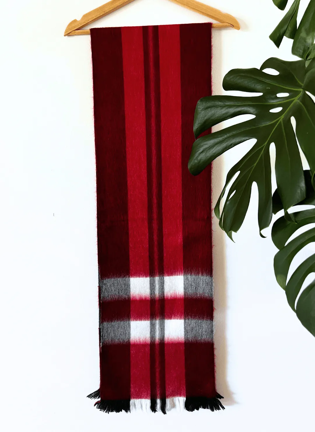 Uptown Red Alpaca Scarf