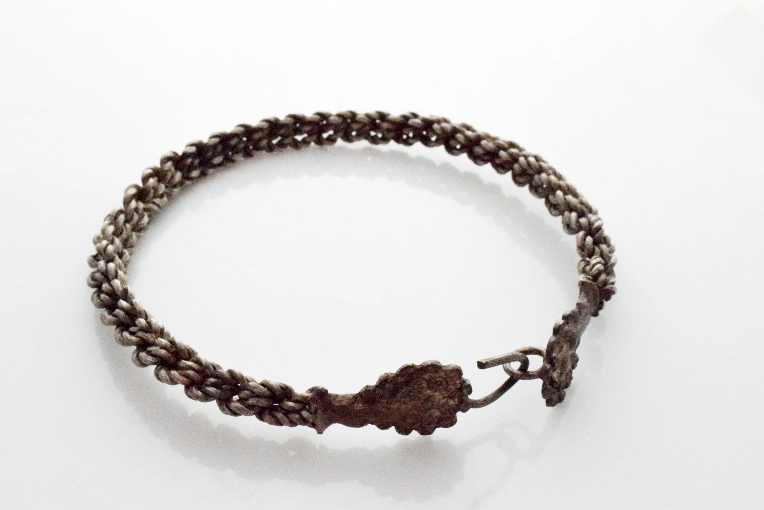 Vintage Berber Algerian Silver Foot Bracelet