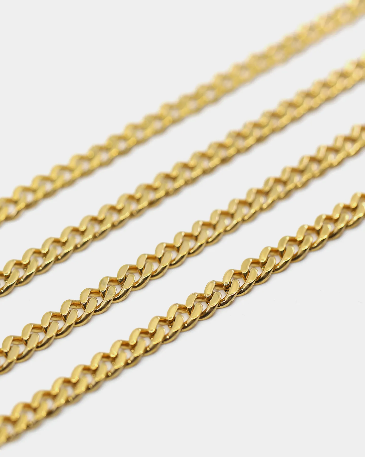 Women's ENES Cuban Link 5mm Anklet Gold