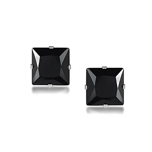 Yellow Chimes Earrings for Men and Boys Fashion Studs for Men | Silver Gold Toned Black Studs | Stainless Steel stud Earrings | Birthday Gift for Men and Boys Anniversary Gift for Husband (Design 13)