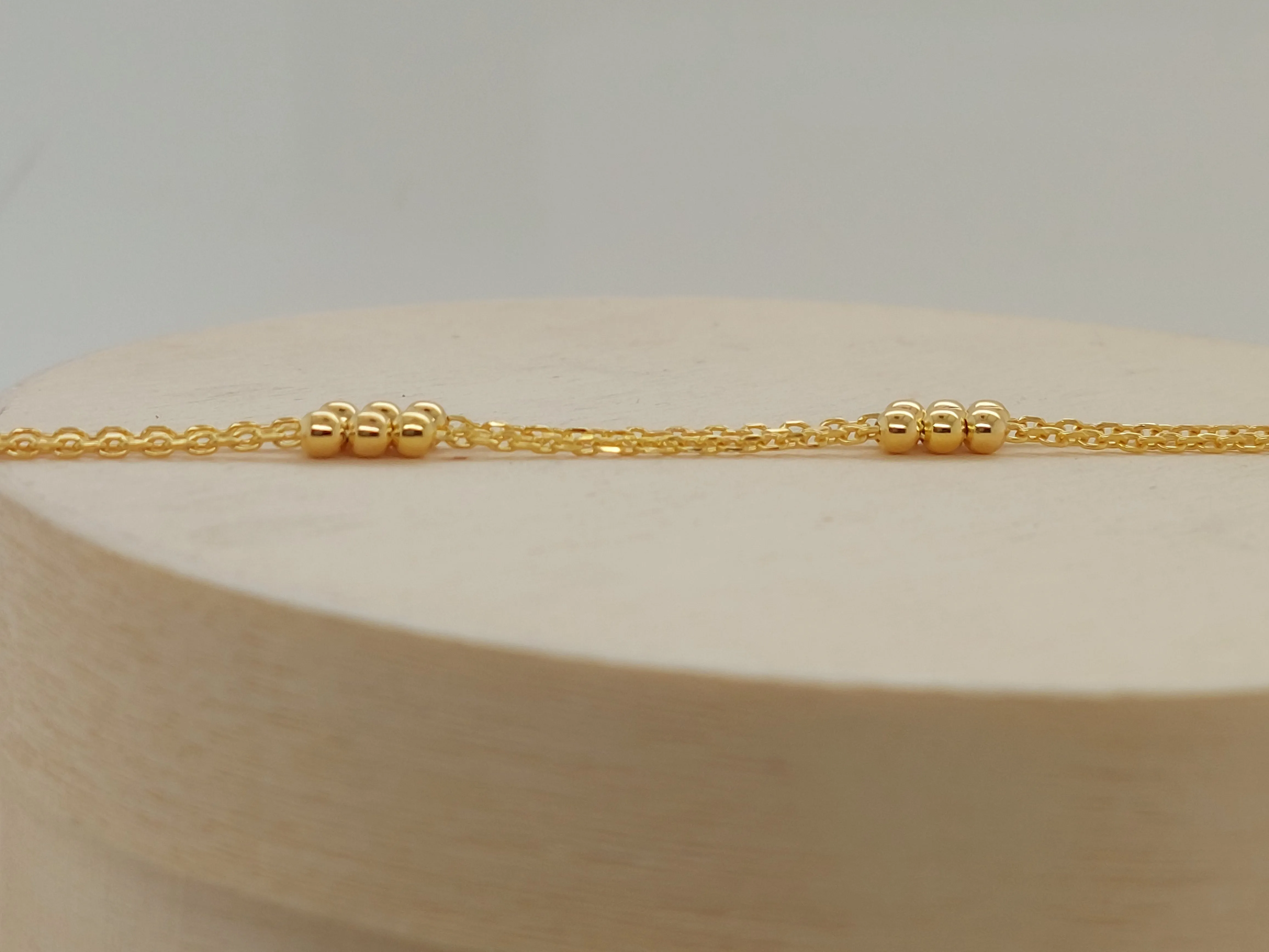 Yellow Halcyon Anklet
