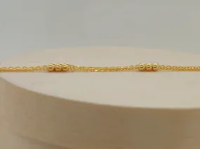 Yellow Halcyon Anklet
