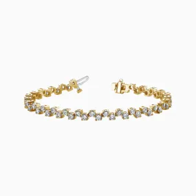 Zig-Zag Tennis Bracelet